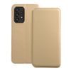 Puzdro / obal na Samsung Galaxy A33 5G zlatý - kniha Dual Pocket book