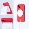 Obal / kryt na Apple iPhone 14 PRO červený - Silicone Mag Cover