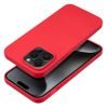 Obal / kryt na Apple iPhone 15 PRO MAX červený - SOFT Case