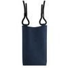 Taštička přes rameno s kapsou FIXED Verona s černou šňůrkou pro mobilní telefony do 7", tmavě modrá