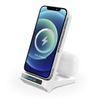 Stojánek s bezdrátovým nabíjením 15W a USB-C konektorem, 2v1, bílý Aligator