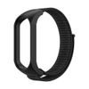 Nylonový řemínek Strap pro Xiaomi Mi Band 5 / 6 / 7 černý - Strap nylon
