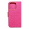 Puzdro / obal pre Apple iPhone 14 Pro ružové - kniha CANVAS book