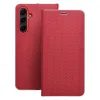 Pouzdro / obal na Xiaomi Redmi Note 15 5G červené - knížkové LUNA Book Carbon