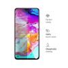 Tvrdené / ochranné sklo Samsung Galaxy A70 - celopolepové Blue Star