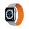 Řemínek na Apple Watch 38/40/41mm šedooranžový - DUX DUCIS LD