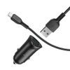 Nabíjačka do auta 18W s 2xUSB/micro USB káblom Z39 čierna - HOCO