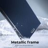 Pouzdro / obal na Samsung Galaxy A42 5G modré - knížkové Forcell LUNA Carbon
