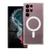 Obal / kryt na Samsung Galaxy S22 Ultra s podporou MagSafe transparentní - CLEAR MAG COVER