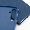 Pouzdro / obal na Samsung Galaxy A12 modré - knížkové Luna Carbon