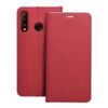 Pouzdro / obal na Huawei P30 Lite červené - knížkové Luna Book Carbon