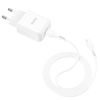 Nabíjačka USB / Lightening 2A biela - HOCO