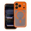 Obal / kryt na Apple iPhone 16 Pro oranžový - FULL MATTE MAG COVER