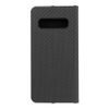 Puzdro / obal na Samsung Galaxy S10 čierne - kniha LUNA CARBON