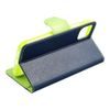 Pouzdro / obal na Samsung Galaxy A02S modro/limetkové - Kabura Fancy Book