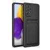 Obal / kryt na Samsung A72 černý Forcell Card