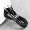 Nabíjecí a datový kabel USB / Micro USB 3 m šedo-černý - BASEUS Cafule