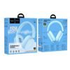 Bezdrátová náhlavní sluchátka modré - HOCO