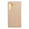 Puzdro / obal na Samsung Galaxy A55 5G zlatý - kniha LUNA