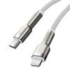 Kabel s konektorem Lightning / USB-C , 2m, bílý - BASEUS