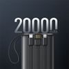 Powerbanka C20 20 000mAh (Micro + Typ C + Lightning) černá - VEGER