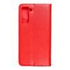 Puzdro / obal pre Samsung Galaxy S21 červený - kniha Magnet Book