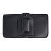 Pouzdro / obal na Samsung I9000/9100 Galaxy S/HTC Desire/SE X10/I8/S8530 Wave II černé - na opasek Forcell Case Classic 100A Model 2
