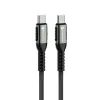 Kabel USB C / USB C QC4.0 PD 5A 240W 2 m černý -Forcell F-Energy