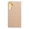 Puzdro / obal na Samsung Galaxy A25 5G zlatý - kniha LUNA Book