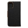 Puzdro / obal pre Apple iPhone 12 čierne - kniha Canvas