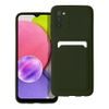 Puzdro / obal pre Samsung Galaxy A03S zelený - Forcell CARD Case