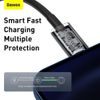 Kabel USB-C Apple Lightning 20W / 2m / černý - BASEUS