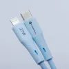 Nabíjecí / datový kabel USB-C - Lightning 1m modrý - Forcell F-Energy PD 3A 27W Silicone C346