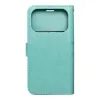 Pouzdro / obal na Apple iPhone 17 Pro zelené - knížkové Mezzo