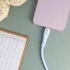 Datový kabel Lightning / USB A 1m 2,4A 12W modrý silikon - Forcell