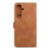 Pouzdro / obal na Samsung Galaxy S25 FE hnědé - knížkové TENDER