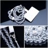 Přívěsek na telefon CRYSTAL DIAMOND 74cm - bílé korálky