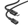 Redukce / adaptér USB C (samec) USB C (samice) 1,2m černý - HOCO