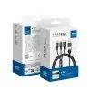 Datový kabel 4in1 Type C / USB A to Micro USB / Lightning / Type C 2,4A 12W Cafule C172 1,2 m černý - BLUE STAR