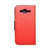 Puzdro / obal na Samsung Galaxy J3 / J3 2016 červený - kniha Fancy Book