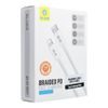 Datový / nabíjecí kabel C / Lightning QC4.0 PD60W 2M - bílý - BLUEO