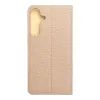 Pouzdro / obal na Samsung Galaxy S25 FE zlaté - knížkové LUNA Book