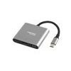 Multifunkční adaptér Fowler MINI USB-C PD, USB 3.0, HDMI 4K - Natec