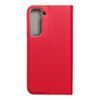Puzdro / obal pre Samsung Galaxy S22 Plus červené - kniha Smart Case