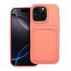 Obal / kryt na Apple iPhone 16 Pro růžový - Card Case