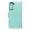 Puzdro / obal na Samsung Galaxy S21 zelené - kniha Forcell MEZZO