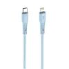 Nabíjecí / datový kabel USB-C - Lightning 1m modrý - Forcell F-Energy PD 3A 27W Silicone C346