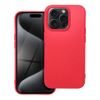 Obal / kryt na Apple iPhone 15 PRO červený - SOFT Case