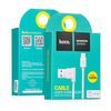 HOCO USB kábel tvaru L UPM10 micro USB 1,2M biely