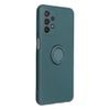 Obal / kryt na Samsung Galaxy A05S zelený SILICONE ring